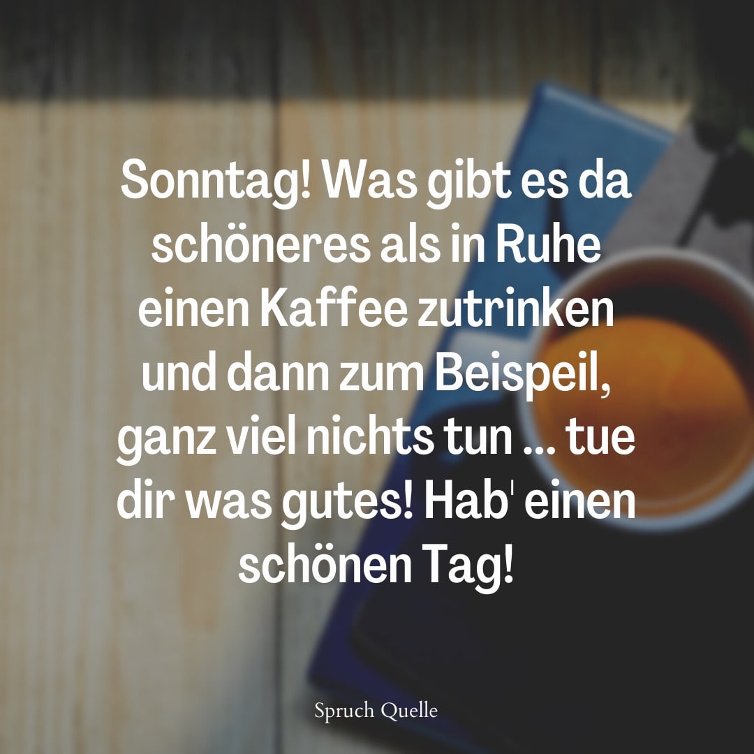Sonntag! Was gibt es da... Sonntag! Was gibt es da...
